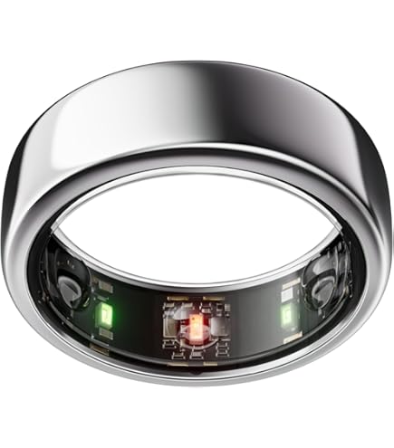Amazon.com: Oura Ring 4 - Silver - Size 12 - Smart Ring